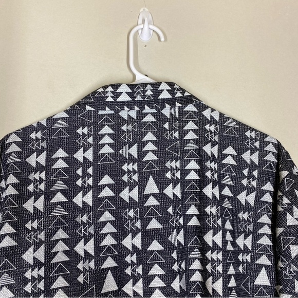 NWOT Folk SS Soft Collar Shirt Tile Print White Size 5 - Picture 7 of 10